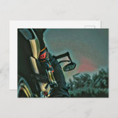 バイクレース好きな人へのプレゼント ポストカード (正面/裏面)