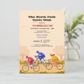 バイクレース 招待状 (スタンド正面)