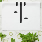 バイクロミニマルゴレトロ、サイクリング、自転車愛好家 キッチンタオル (折り畳み)