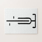 バイクロミニマルゴレトロ、サイクリング、自転車愛好家 ジグソーパズル (横)