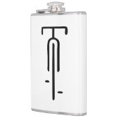 バイクロミニマルゴレトロ、サイクリング、自転車愛好家 フラスク (左)