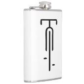 バイクロミニマルゴレトロ、サイクリング、自転車愛好家 フラスク (右)