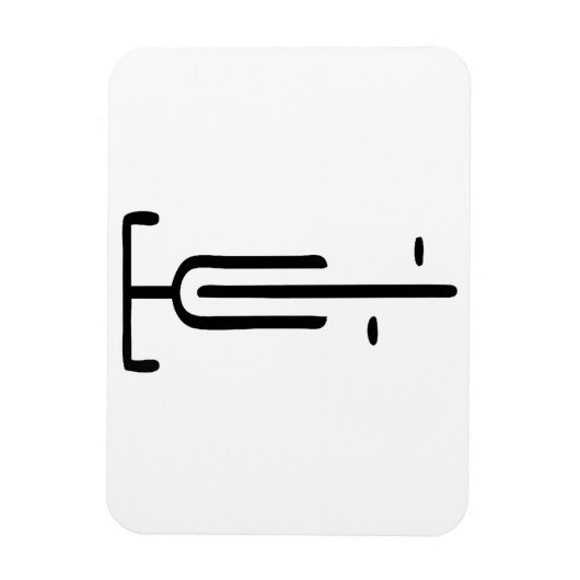 バイクロミニマルゴレトロ、サイクリング、自転車愛好家 マグネット (縦)