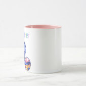 バイクワンカー,バイクワンカー,ロードバイクもしくは自転車に乗る人 マグカップ (中央)