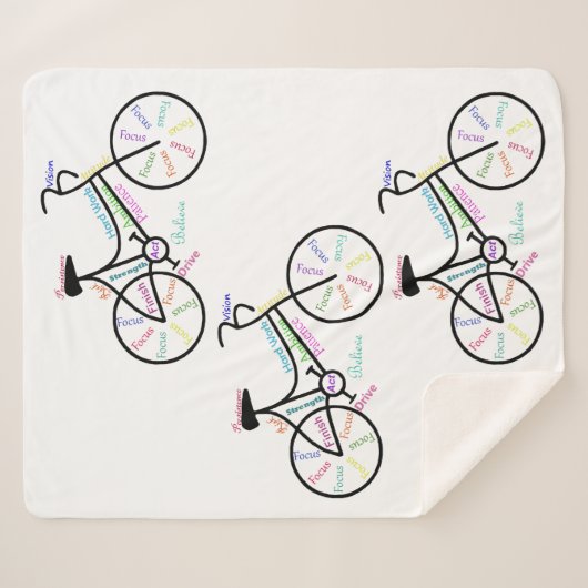 バイクワードやる気を起こさせる感動的のみ シェルパブランケット (正面(横))