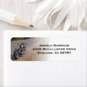 バイクールクバイクもしくは自転車に乗る人カスタム住所 シール (インサイチュ)