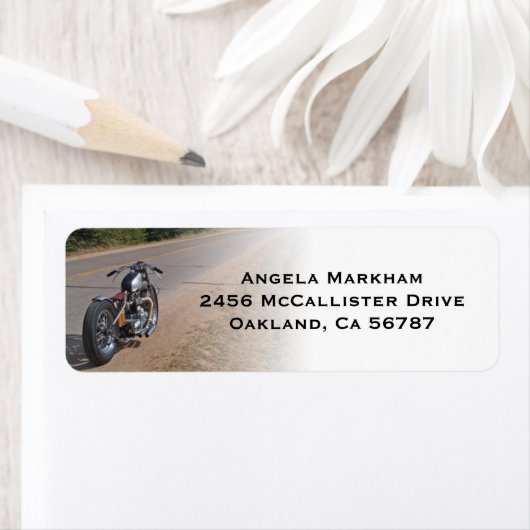バイクールクバイクもしくは自転車に乗る人カスタム住所 シール (インサイチュ)