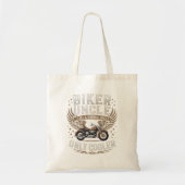 バイク乗りのおじさんへのプレゼント 父の日 トートバッグ (正面)