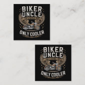 バイク乗りのおじさんへ父の日プレゼント ノートカード (正面/裏面)