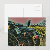 バイク乗りのためのギフト ポストカード (正面/裏面)