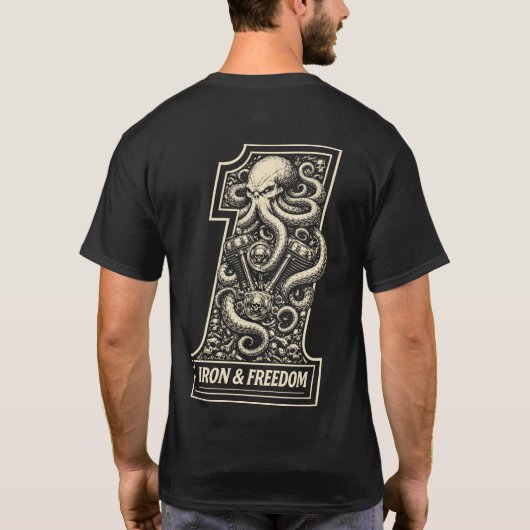 バイク乗りのためのNo.1 Tシャツ (裏面)
