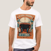 バイク乗りティーカスタマイズシャツ Tシャツ (正面)