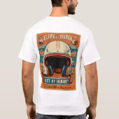 バイク乗りティーカスタマイズシャツ Tシャツ (裏面)