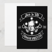 バイク乗りネッド・ケリー Such Is Life オーストラリアの無法者 ロングスリーブ (正面/裏面)