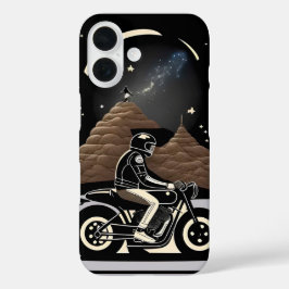 バイク乗り向けアドベンチャーデザイン iPhone 16ケース