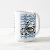 バイク乗り コーヒーマグカップ (正面右)