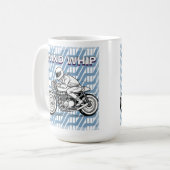 バイク乗り コーヒーマグカップ (正面左)