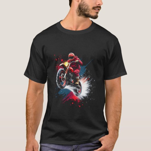 バイク乗り Tシャツ (正面)