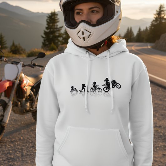 バイク人生の進化パーカー パーカ