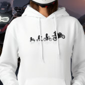 バイク人生の進化パーカー パーカ
