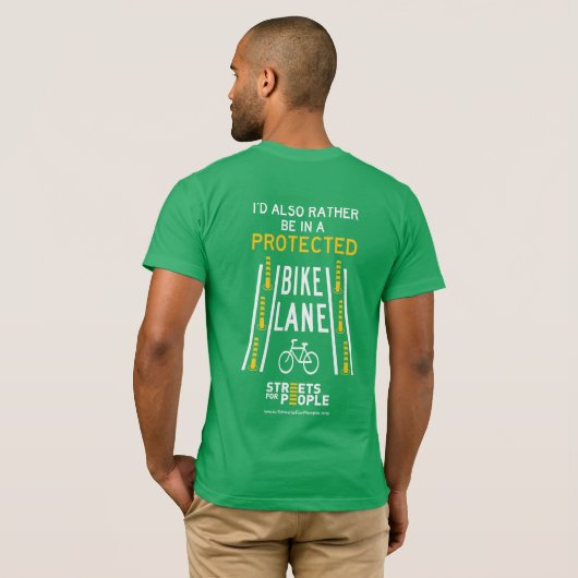 バイク保護レーン Tシャツ (裏面フル)