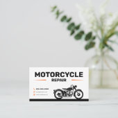 バイク修理サービス 名刺 (スタンド正面)