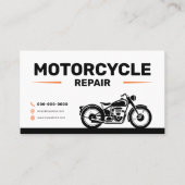 バイク修理サービス 名刺 (正面)