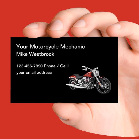 バイク修理整備士 名刺