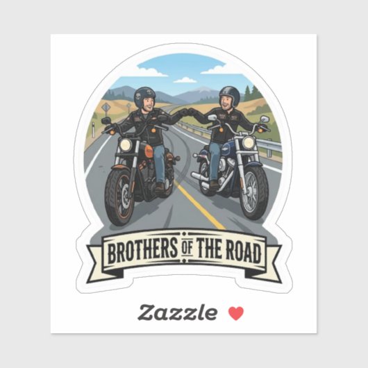 バイク兄弟 ヴィニールステッカー シール (シート)