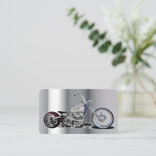 バイク名刺 名刺 (スタンド正面)