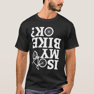 バイク大丈夫ですか クラッシュ トライアスロン ダウンヒル 自転車 Tシャツ