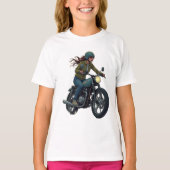 バイク女子 Tシャツ (正面)