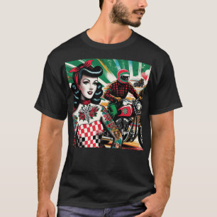 バイク女子 Tシャツ