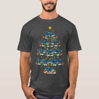 バイク好きとサンタマッチング バイク クリスマス Tシャツ