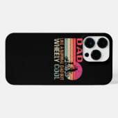 バイク好きなパパへ 父の日 ワクワク クーラー 自転車 バイク iPhoneケース (裏面横)