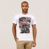 バイク好きな父+モーターライド Tシャツ (正面フル)