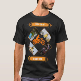 バイク好きのためのオリジナルフォトコラージュ Tシャツ