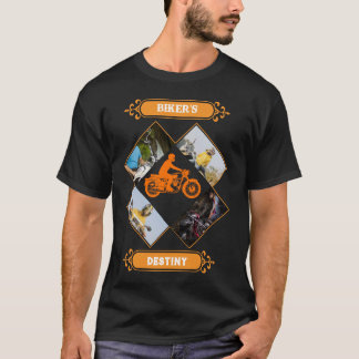 バイク好きのためのオリジナルフォトコラージュ Tシャツ