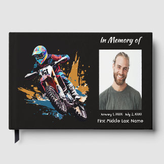 バイク好きのための追悼メモリアルフォトギフト ゲストブック