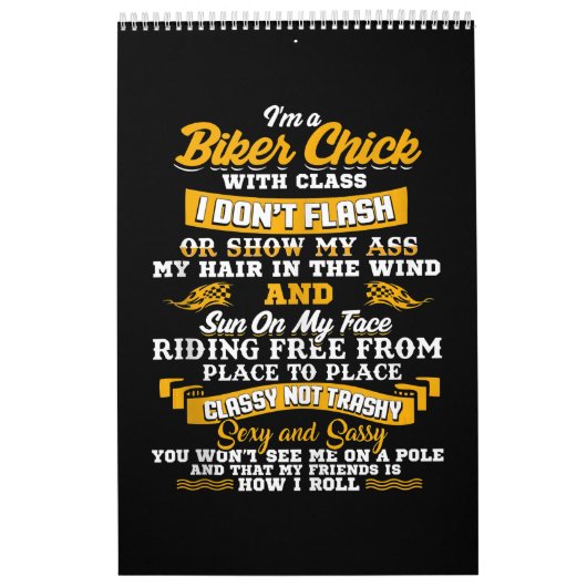 バイク好きのための「バイク女子」ギフト カレンダー (カバー)