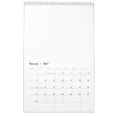 バイク好きの人に何を乗せるか知っている カレンダー (2月 2027)