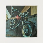 バイク好きへのプレゼント タペストリー (正面)