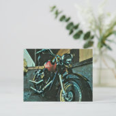 バイク好きへのプレゼント ポストカード (スタンド正面)