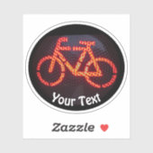 バイク好き地球に優しと移動自転車スティック シール (シート)