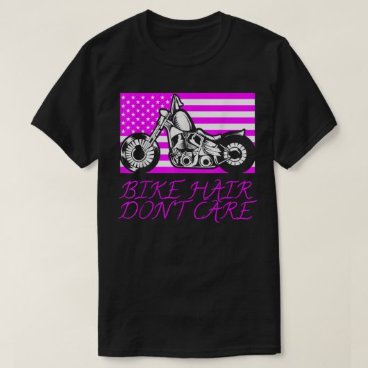 バイク好き気にには自転車の毛 Tシャツ (デザイン正面)