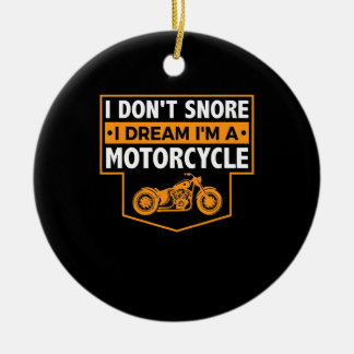 バイク好実在きの人にバイク乗りのプレゼント。 セラミックオーナメント