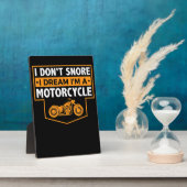 バイク好実在きの人にバイク乗りのプレゼント。 フォトプラーク (側面)