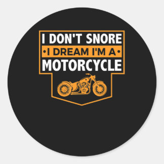 バイク好実在きの人にバイク乗りのプレゼント。 ラウンドシール