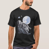 バイク宇宙飛行士 Tシャツ (正面)