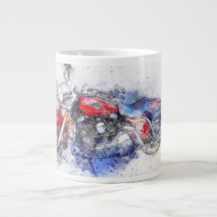 バイク専門マグ ジャンボコーヒーマグカップ